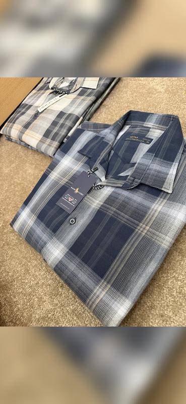 پیراهن چهارخانه آستین بلند ۲۶۵۶